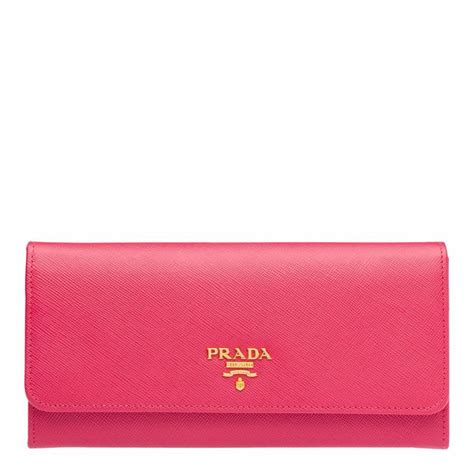 prada pink wallet